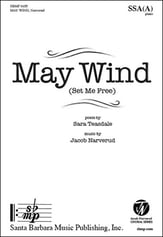 May Wind SSAA choral sheet music cover